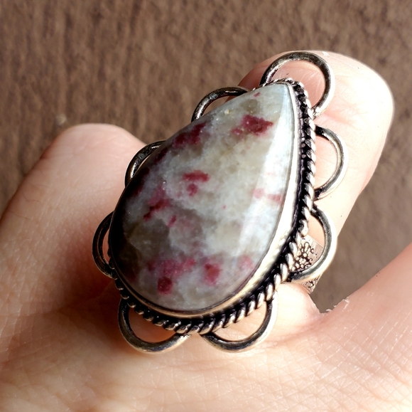 New Pink Tourmaline 925 Silver Ring. - Picture 14 of 15